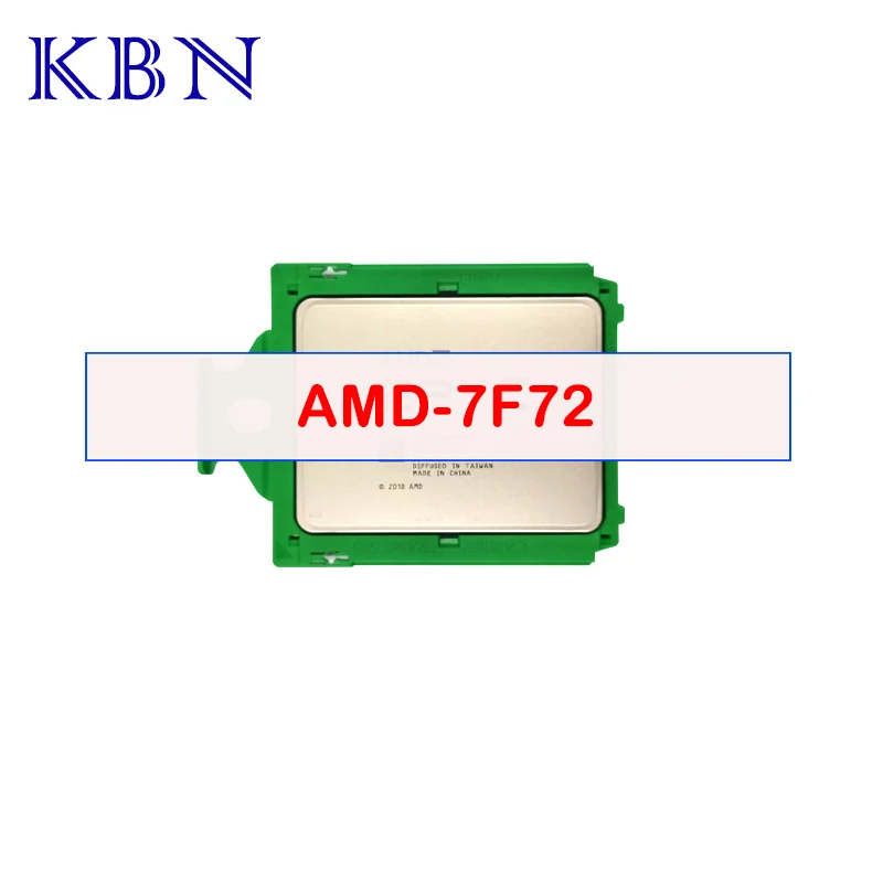 

Non-lock EPYC 7F72 CPU Processor 24C/48T 3.2GHZ 192M 240W 24-Cores 48-Threads SP3 Support H11/H12 Series 1P/2P MBD DDR4-3200mhz