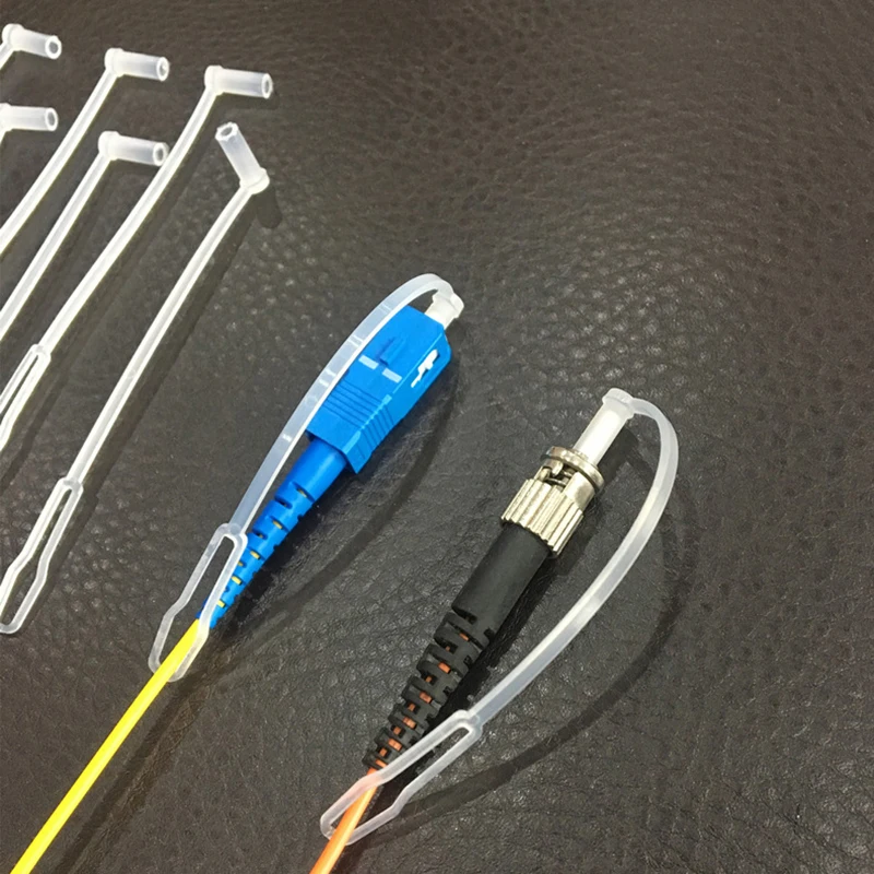 50pcs LC SC Dust Cap Long Tail For Optical Fiber Jumper Patchcords FC SC St LC 1.25/2.5mm Fiber Optic Ftth Dust Plug Cover