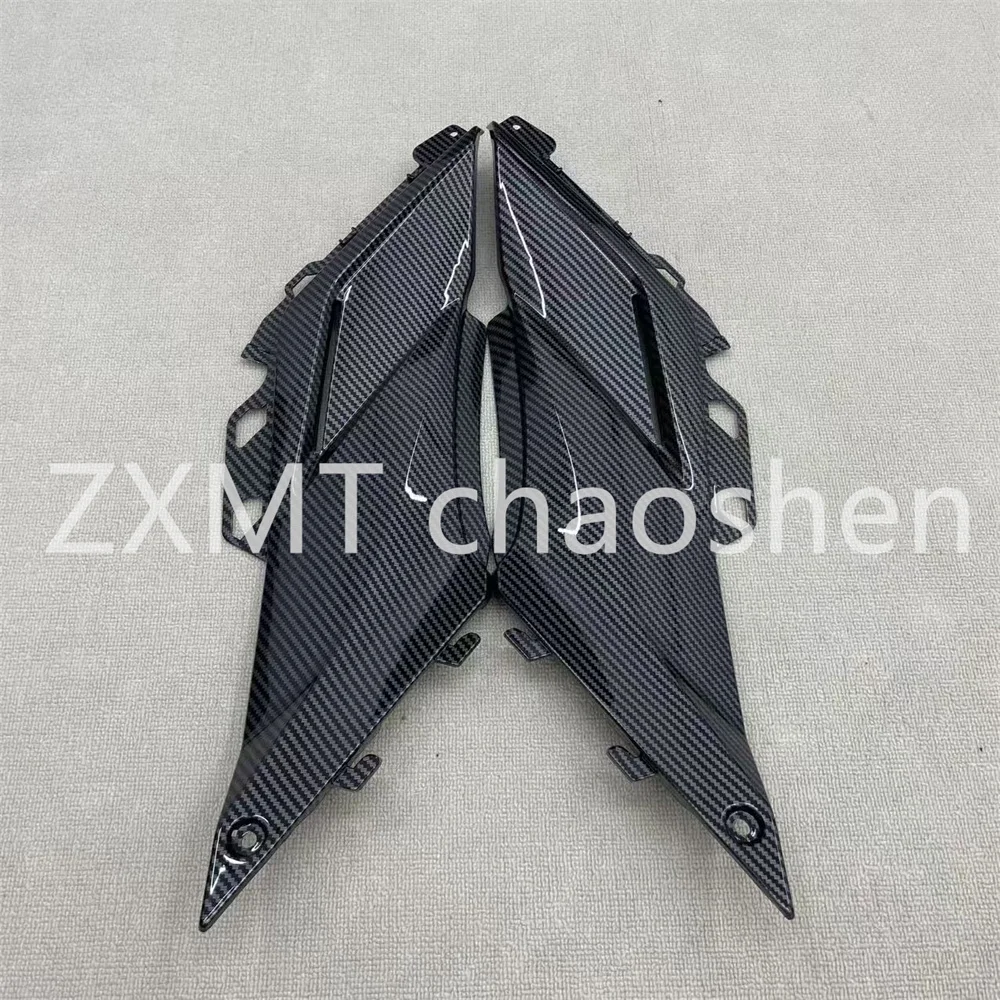 انسيابية الدراجات النارية ABS مناسبة لألواح صغيرة لخزان الوقود GSX250R مع طلاء من ألياف الكربون من 2011 إلى 2024