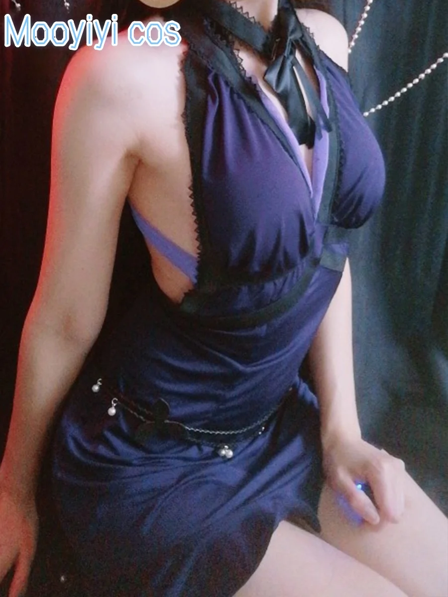 В наличии Новый Тифа Косплей Костюм Игра FF Косплей Сексуальное Белое Платье Хэллоуин Рождество Ролевые Игры Вечеринка Комикс Выставка