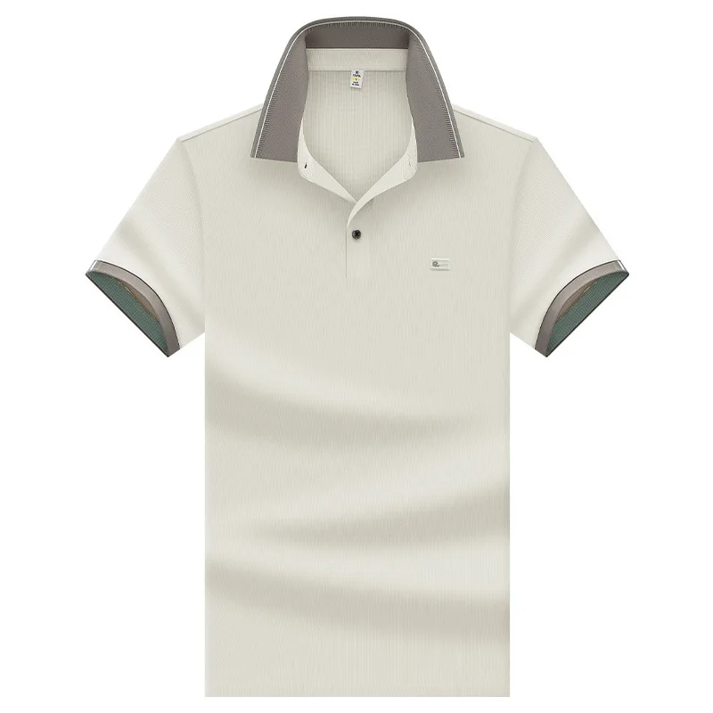 POLO Men's Short Sleeved Wrinkle Resistant, Breathable, Comfortable and Dry T-shirt