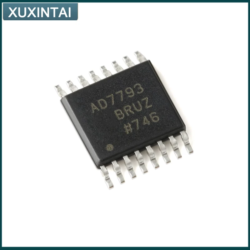 1~5PCS  New Original   AD7793BRUZ-REEL AD7793BRUZ 24 Bit Analog to Digital Converter 3 Input 1 Sigma-Delta 16-TSSOP