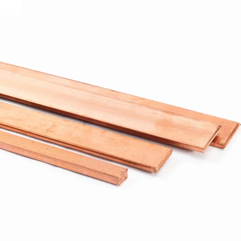 1Pcs 10mm Thick T2 Solid Copper Plate Bar 20‑60×200mm 99% Purity Metal Strip Hardware CNC Fabrication Custom Processing Blanks