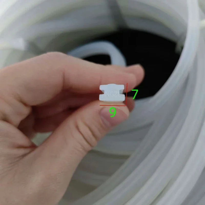 

1 meter Silicone strip accessories for sealing machine, heat-resistant I-shaped sponge strip