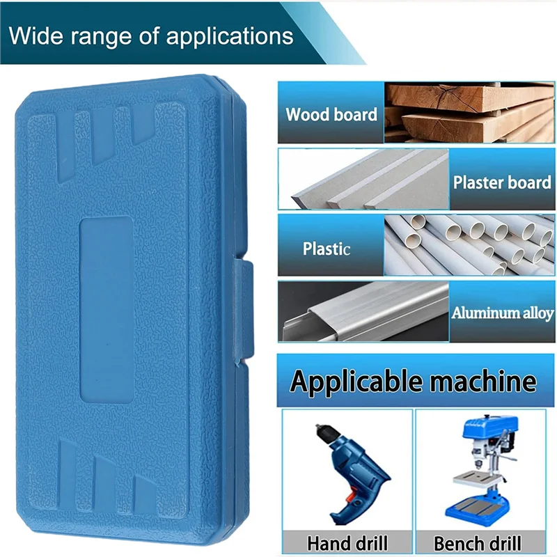 

A26I-11 шт./компл. набор для резки кольцевой пилы 19-64 мм, сплавы по дереву, металлу, круглые, с футляром, деревообрабатывающий открывалка для отверстий