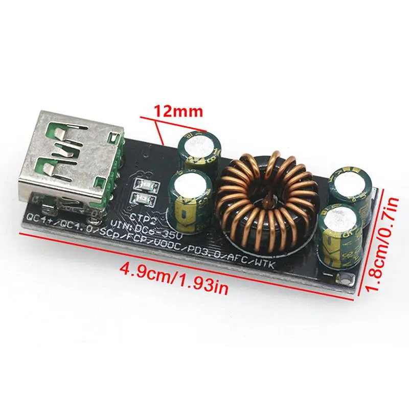 6-35V Step Down Boost Module For Huawei SCP/FCP QC4.0 QC3.0 USB Type-C Mobile Phone Quick Charge Adapter