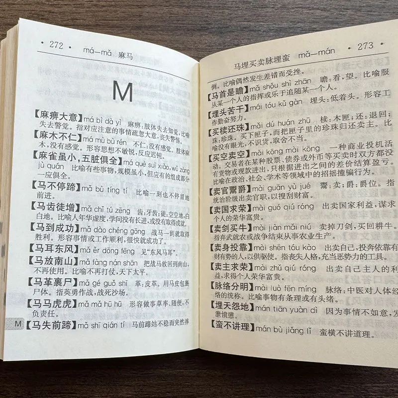 Idiom Dictionary, Phonetic Annotation, and Translation Practical Reference Book for Elementary, Middle, and High School Students