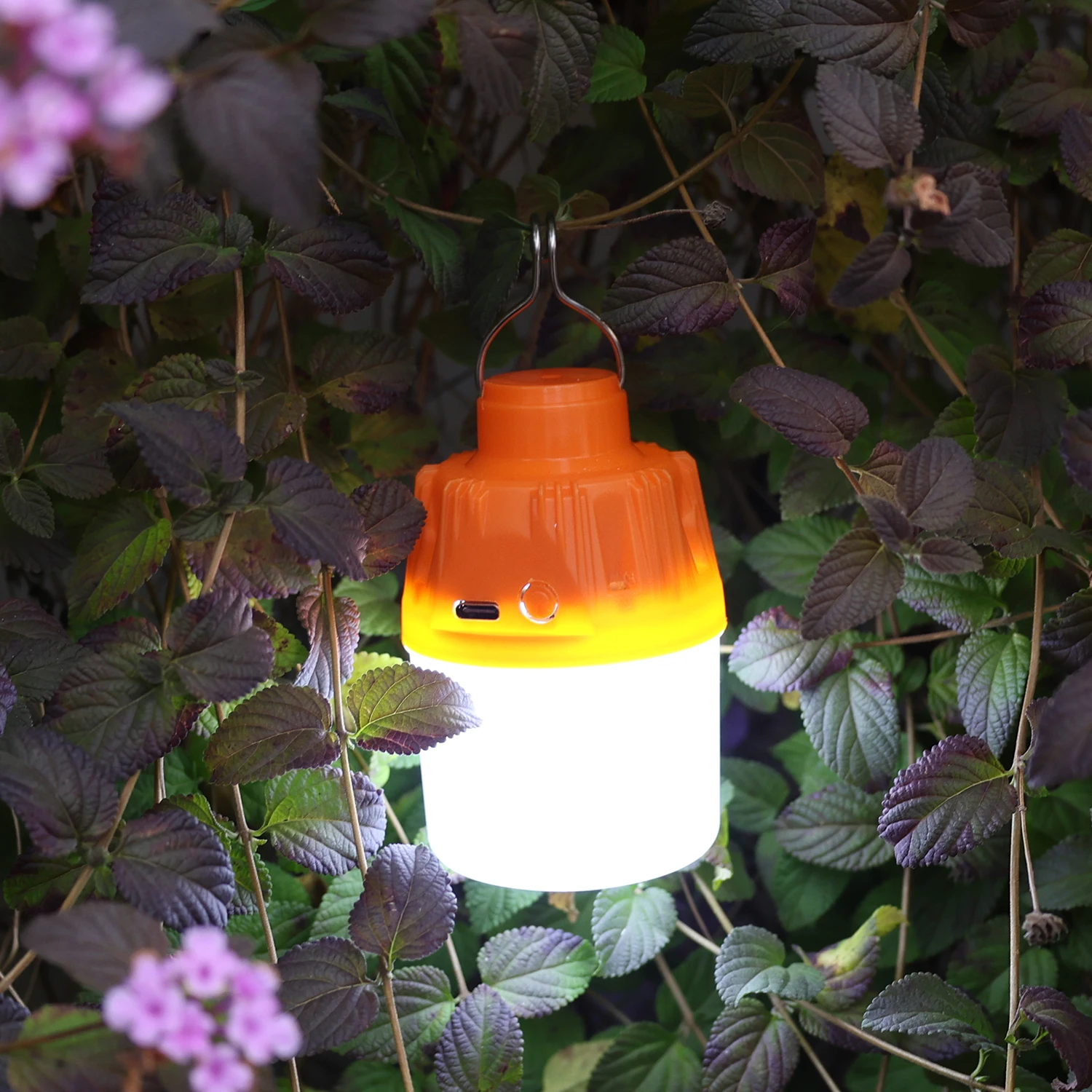 التخييم في الهواء الطلق LED مصباح المحمولة LED مصابيح كهربائية 3 طرق الإضاءة أضواء ليلية USB قابلة للشحن خيمة طوارئ فانوس مصابيح #5