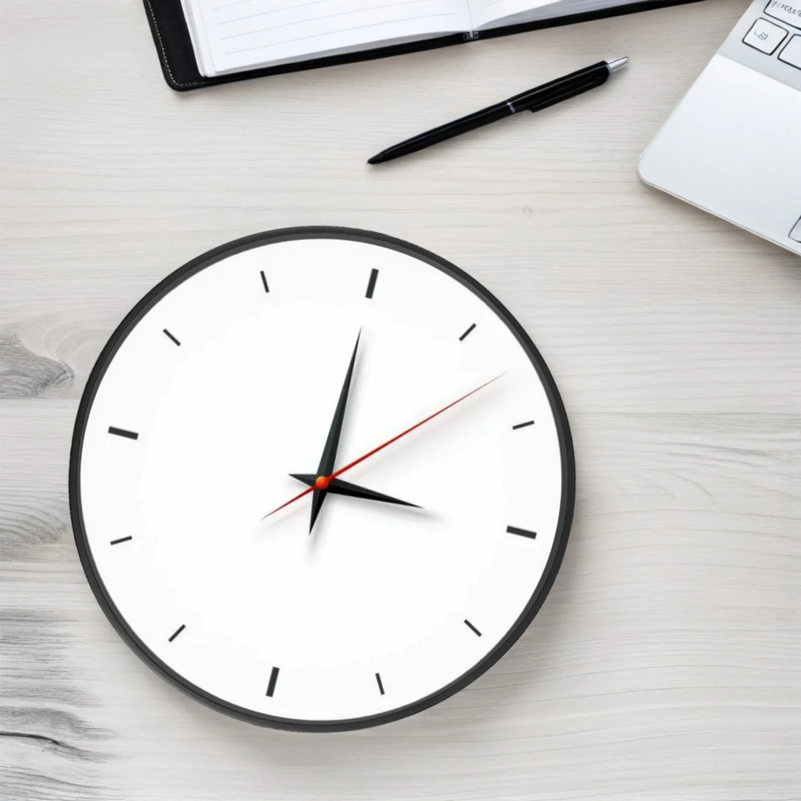 

Black Solid Metal 12 Inch Quartz Clock Frame Replacement Wall Clock Parts Accessory Round Decorative Cover for Indoor Use