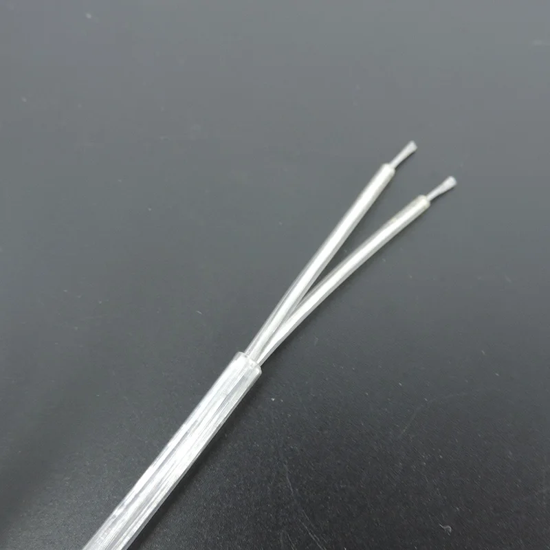 Transparent AC Power extend Cord America European 303 Online Switch US EU plug Extension Cable Wiring Desktop for LED table lamp