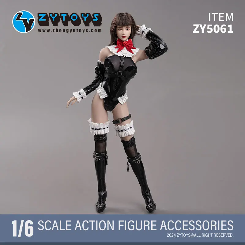 ZYTOYS ZY5061 1/6 Scale Female Soldier Fashionable Cosplay Maid Swimsuit Clothing Accessory Suit For 12 inch Action Figure Body