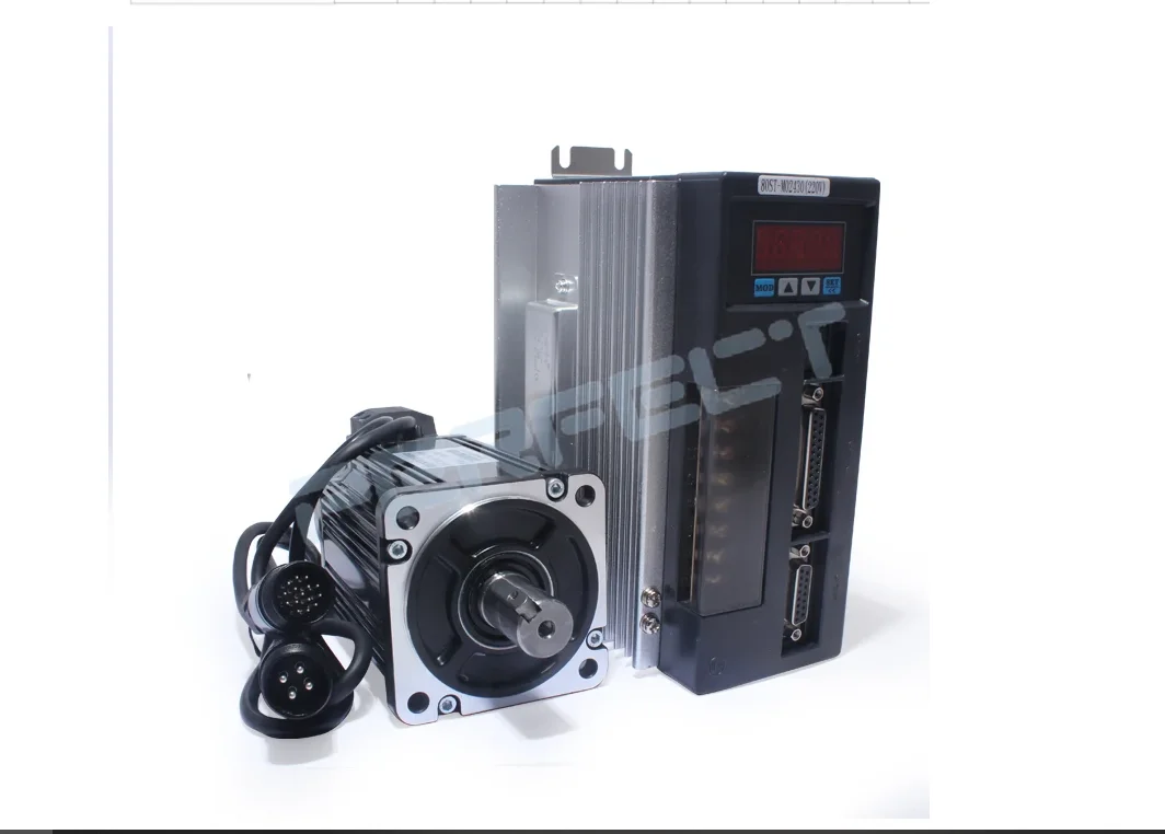 90ST-M02430 220V 750W AC Servo motor 3000RPM 2.4 N.M. 0.75KW servomotor Single-Phase ac drive permanent magnet Matched Driver