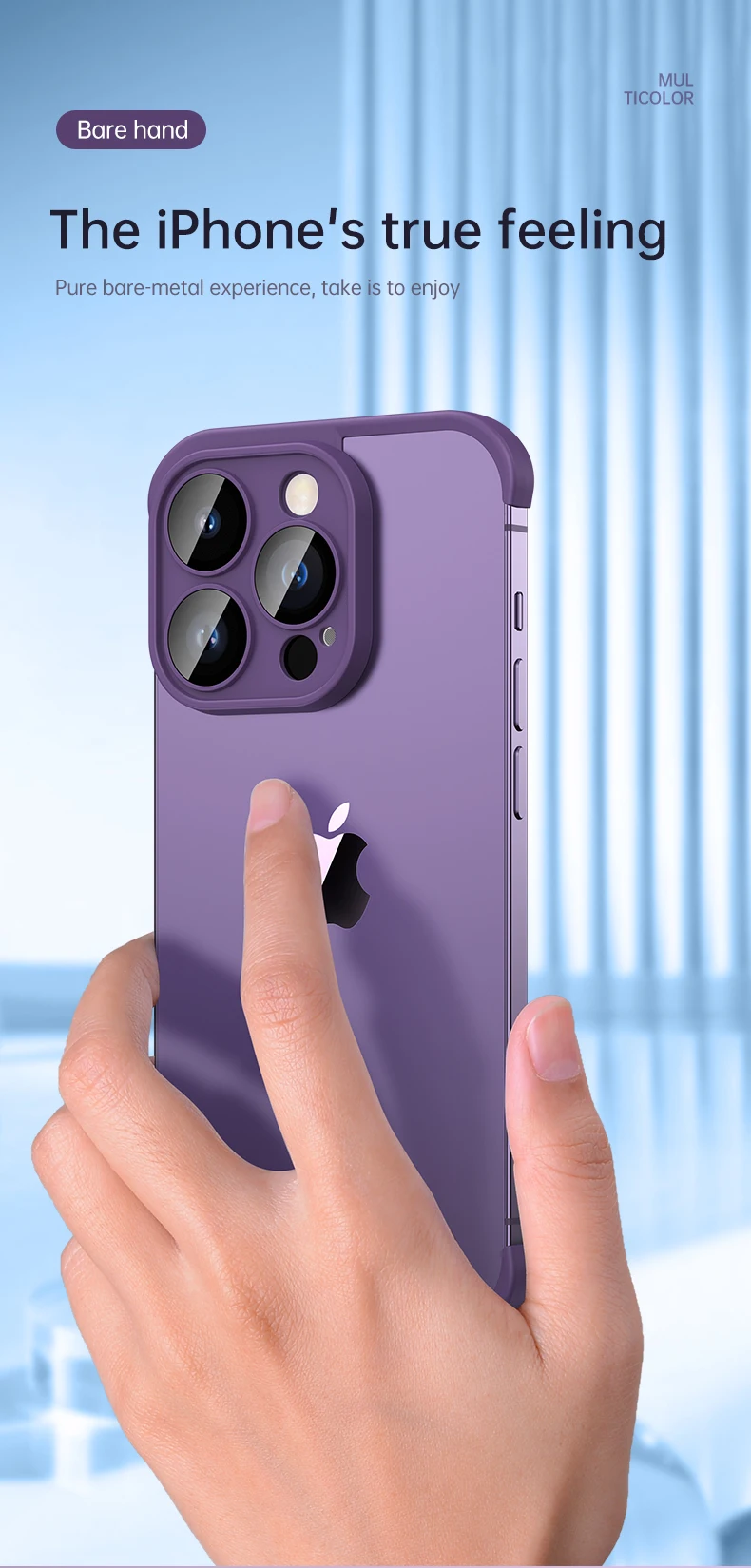 Stoßfeste Eckenschutz-Handyhülle für iPhone 17 Air 16 15 14 Plus 13 12 Pro Max – Silikon-Rahmen-Bumper-Abdeckung – Detail 17