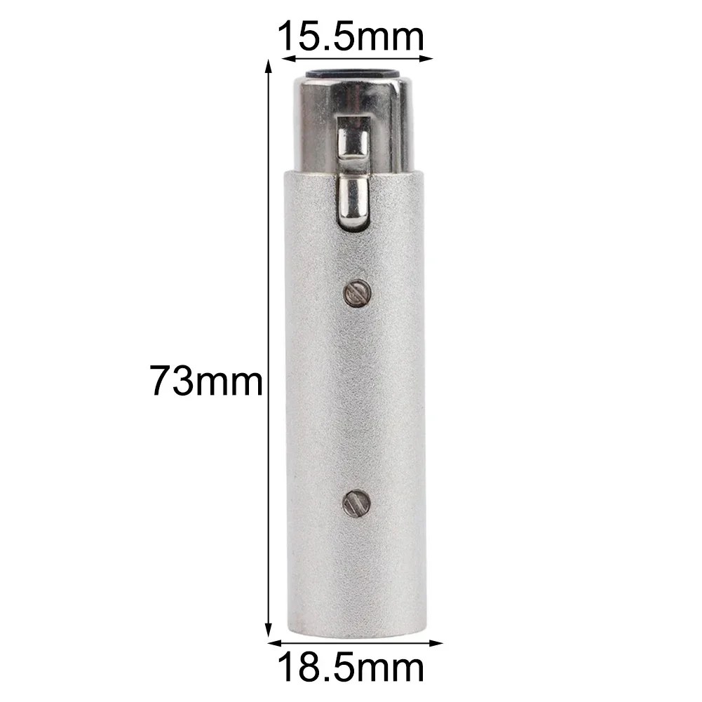 Metal Cased 3 Pin XLR To 5 Pin DMX Converter Adapter 3 Pin Male To 5 Pin Female Connector For Stage Audio Lighting Adapter