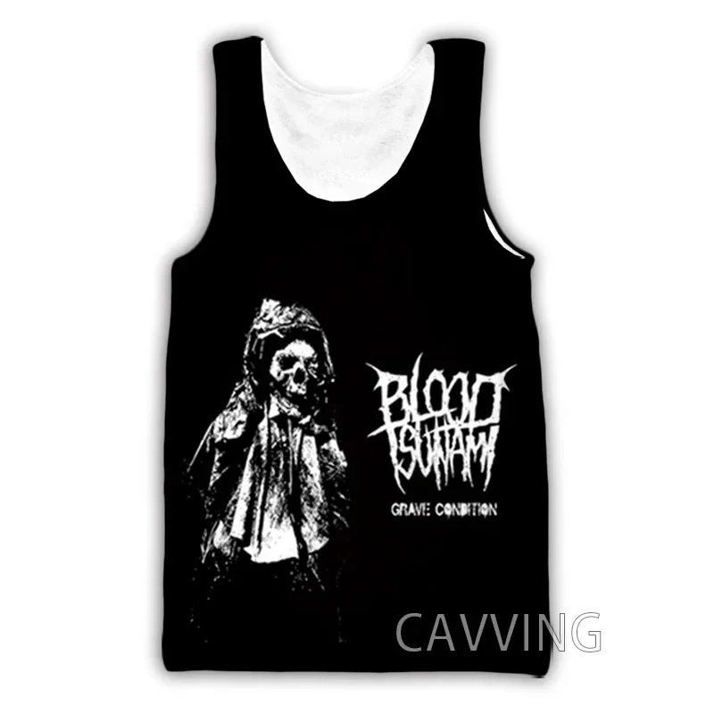 CAVVING 3D Printed  Blood Tsunami Rock  Tank Tops Harajuku Vest  Summer Undershirt Shirts Streetwear for Men/women