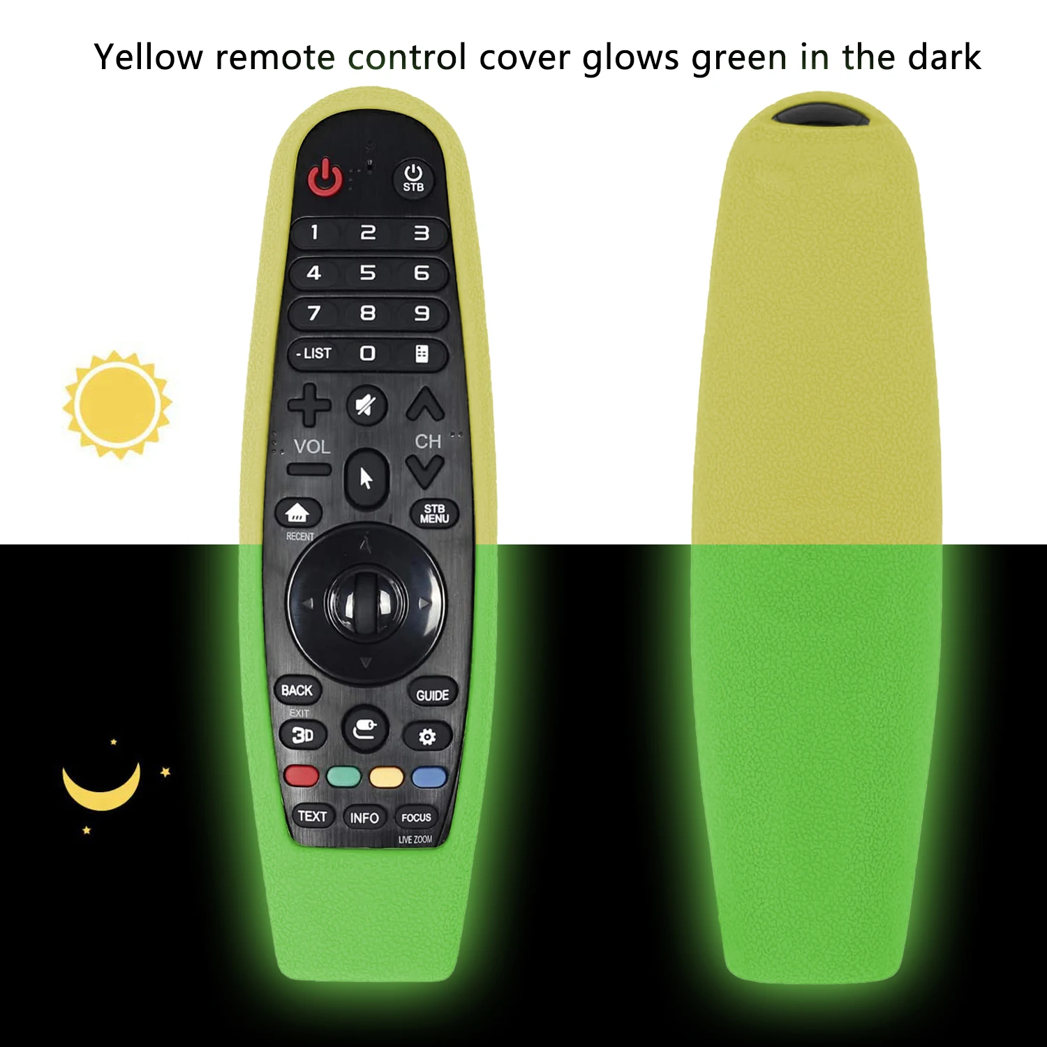 Colorful Silicone Case Protective Sheath Fit for AN-MR600/650 AN-MR18BA AN-MR19BA AN-MR20GA Series TV Magic Remote Control Cover