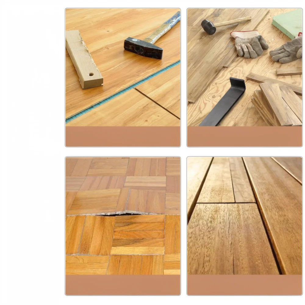 Versatile Four Slot Nylon Tapping Block Flooring Accessory For Precise Wood Floor Laying Building Construction Tool