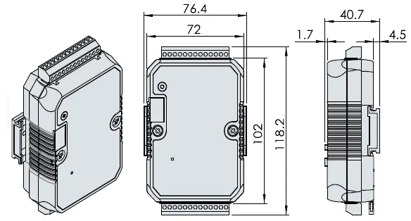 Ethernet I/O Module 8DO Relay Output  (A-1869)*