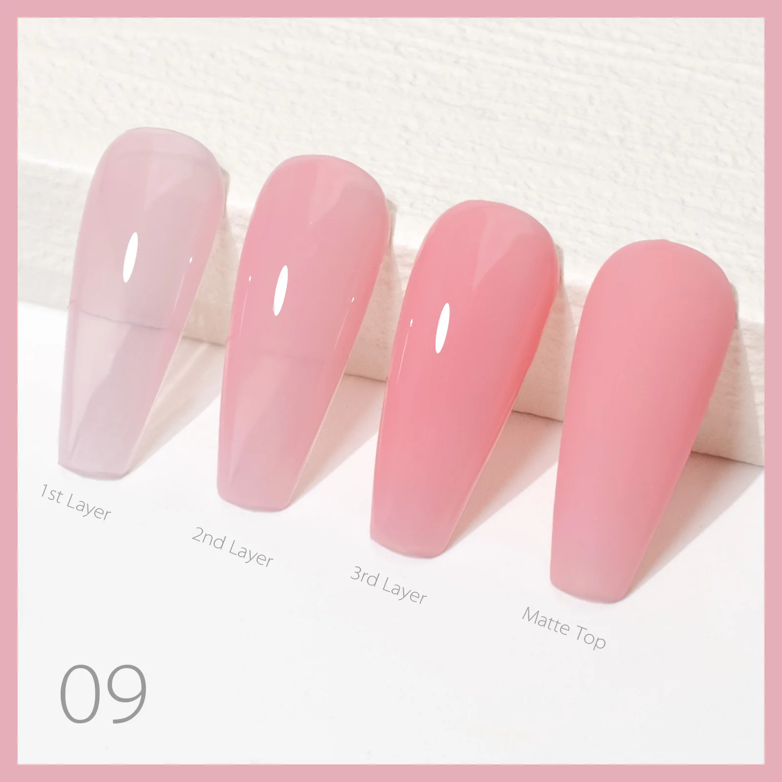 CANNI Color Rubber Base Gel 2in1 HEMA/TPO FREE Jelly Pink Color Series Gel-Nagellack Soak Off UV LED Gel-Lack Nagelmaniküre