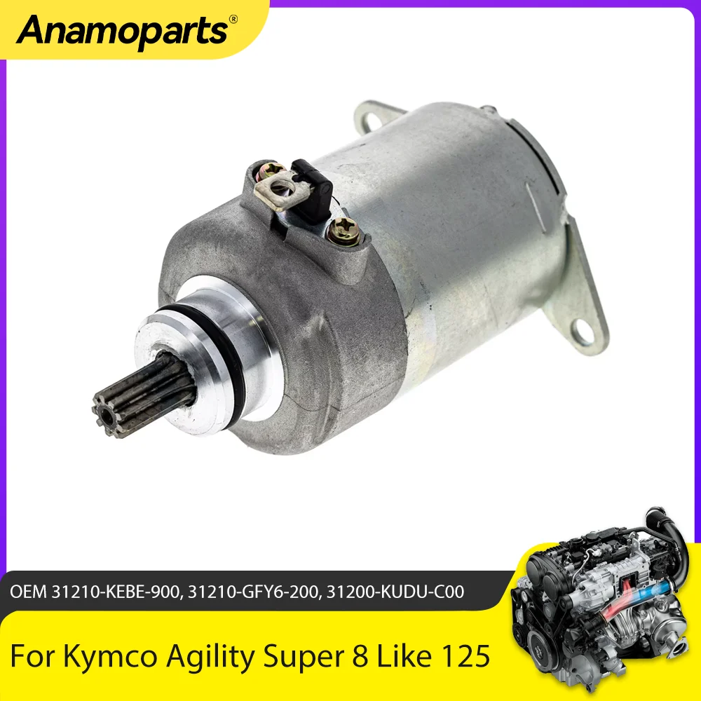 

Motorcycle Parts Motor Electrical For Kymco Agility Like Super 125 Dink Classic 150 200 2006-2014 31200-KUDU-C00 31200-GY6-200