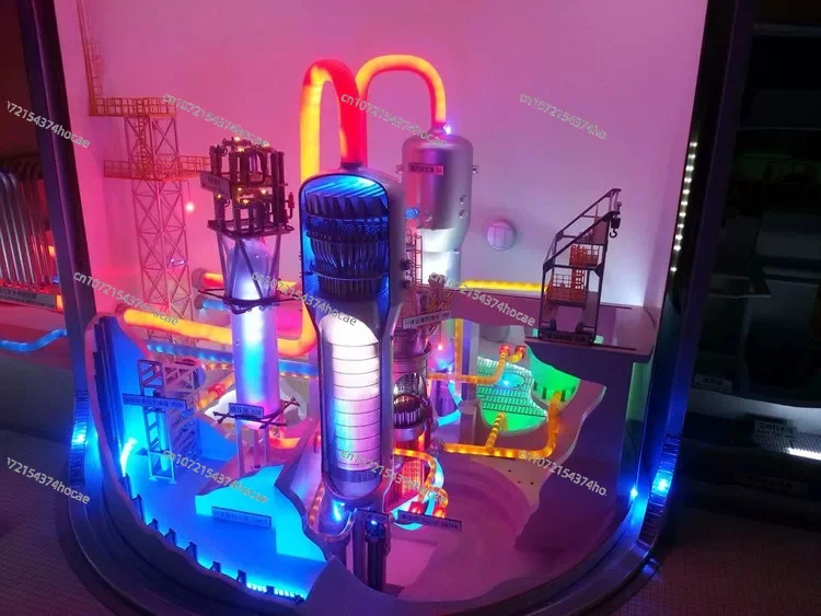 Chemical process teaching sample, factory layout display kit, custom petrochemical industry craft sand table model