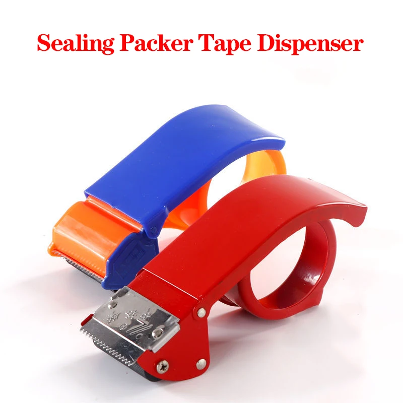 1Pcs Sealing Packer Tape Dispenser 48mm Roller Tape Cutter Sealing Tape Holder Machine Express Packing Tool Office Accessories