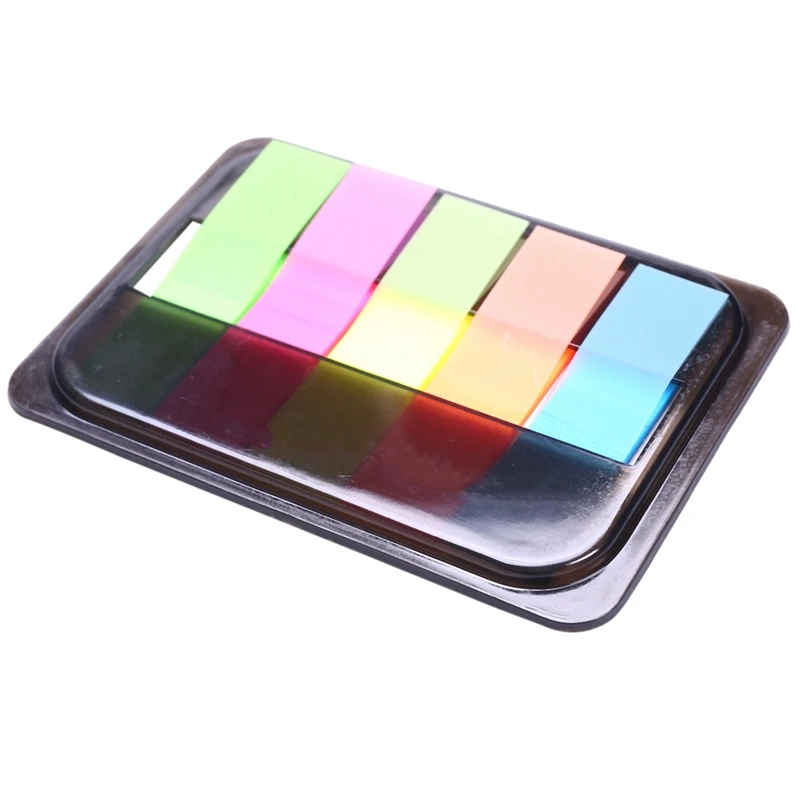 Tearable Colored Memo Pad Sticky Notes Cute Self-Adhesive Paper Label Sticker Bookmark Stationery