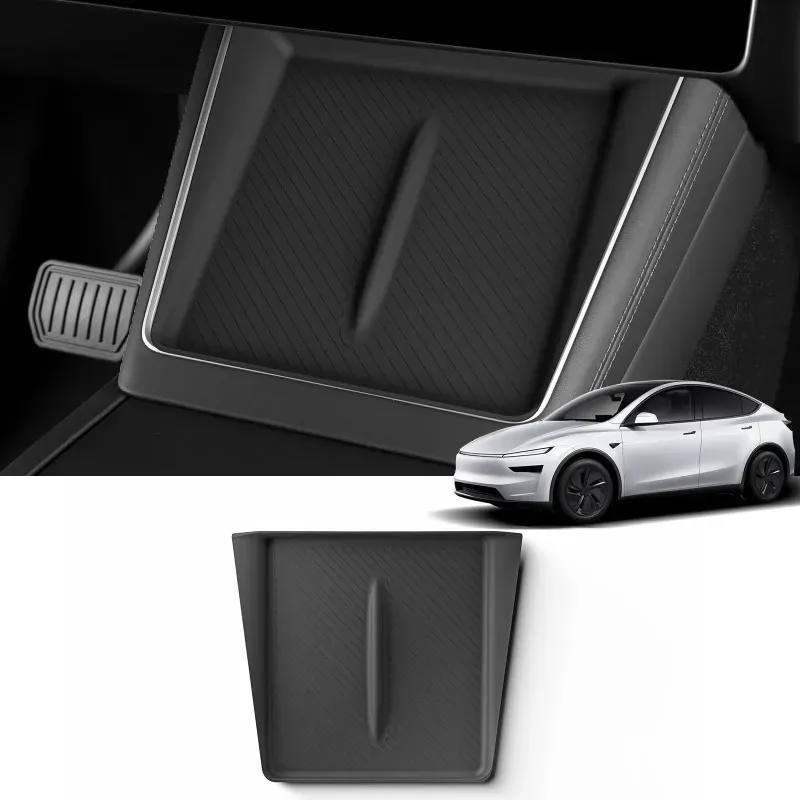 Base de Carregamento Sem Fio para Console Central, Tapete Antiderrapante para Tesla Model 3 Model Y 2025 2026, Acessórios para Interior de Carro