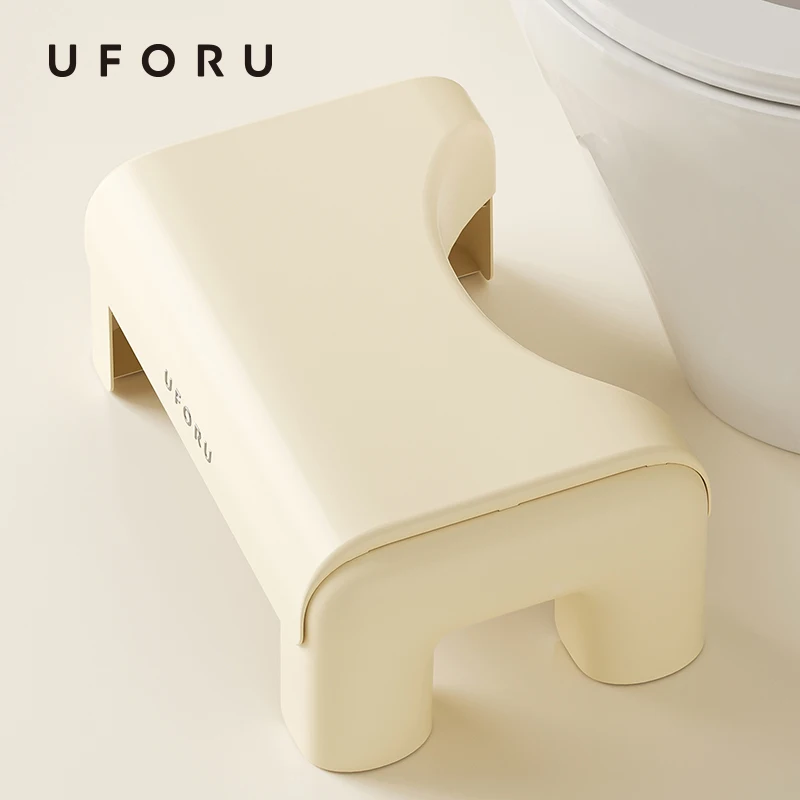 

Табурет для туалета Uforu: Утолщенная, прочная, противоскользящая подставка для ног для взрослых, улучшающая положение при дефекации
