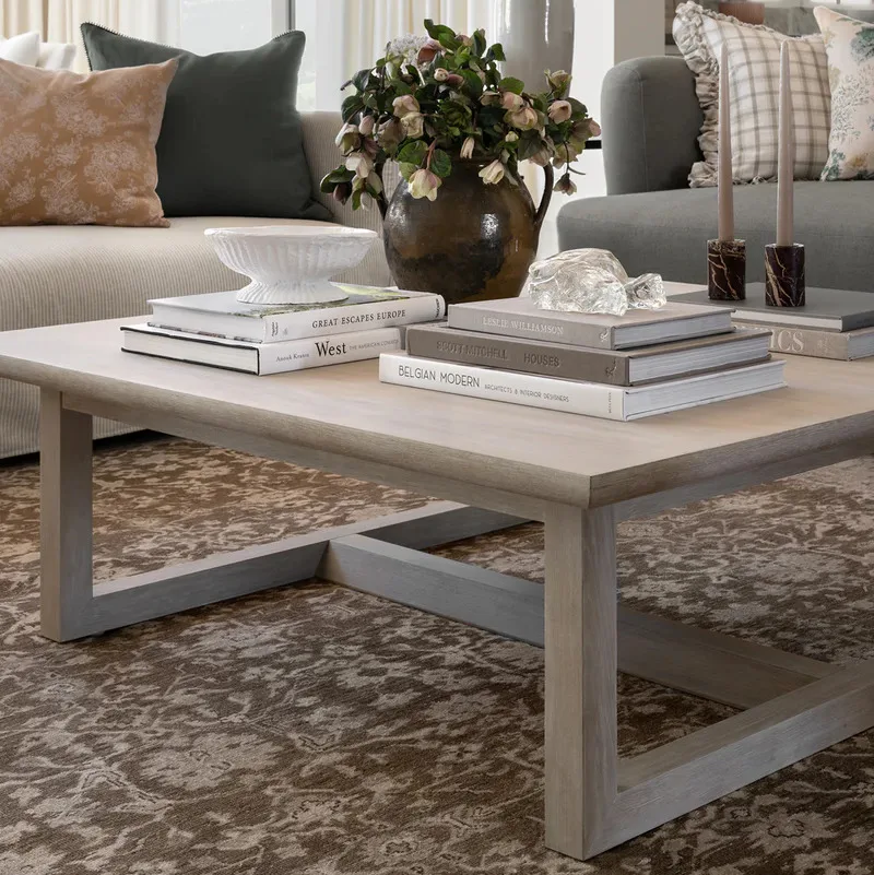 ✘x American Designer Retro Wabi-sabi Style Solid Wood Coffee Table for Home Living Room Cafe Hotel or Apartment Use&