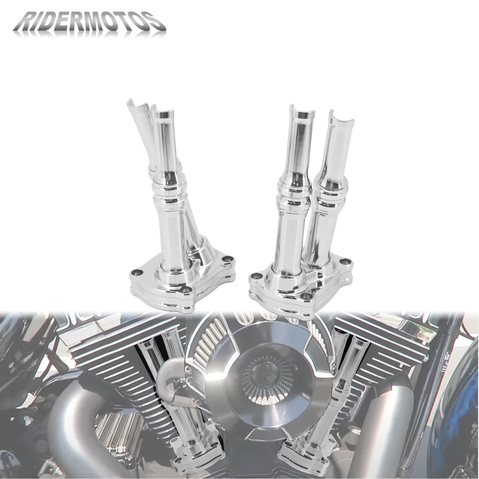 

Motorcycle Pushrod Tube Blocks For Harley Touring Engine Street Glide FLHTH Lifter Cover Engine Lifter Blocks Softail 2017-2023