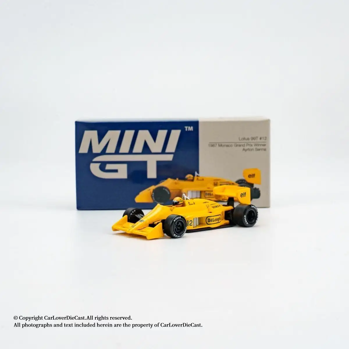 MINIGT 1:64 Toleman TG184 Senna F1 Racing Car Alloy Finale Car Model #1118