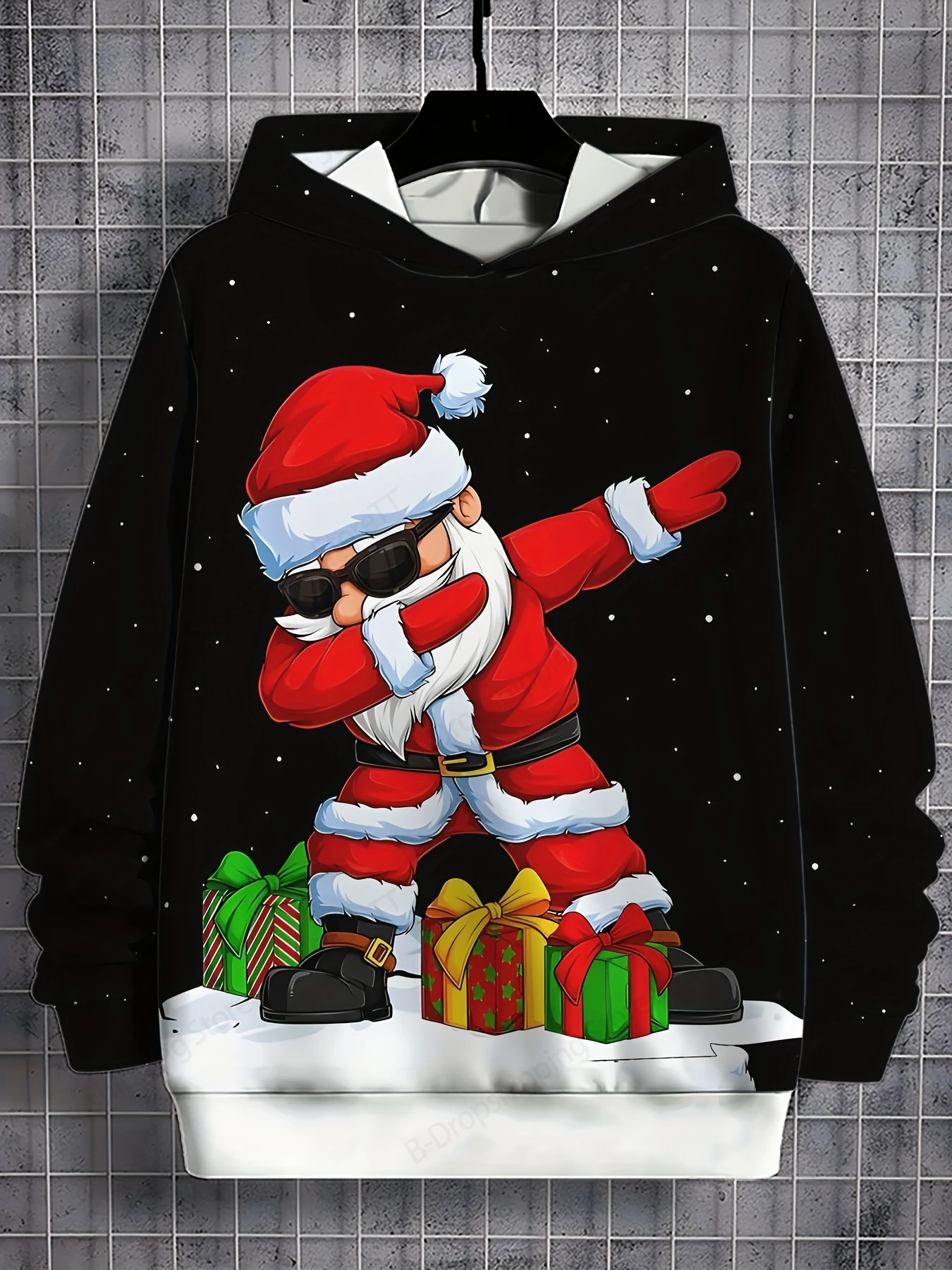 Christmas Santa Claus 3d Print Hoodie Men Women Fashion Christmas Hoodie Sweatshirt Vintage Coat Women Sweats Breathable Clothes