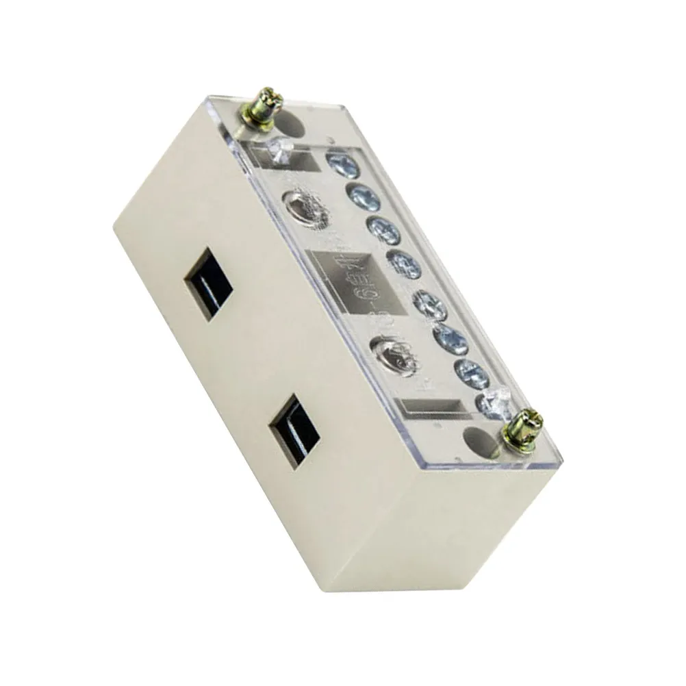 1Pcs Two- -Out Terminal Block Compact High-Capacity Wire Junction Box for Home Factory Electrical Wiring Moisture