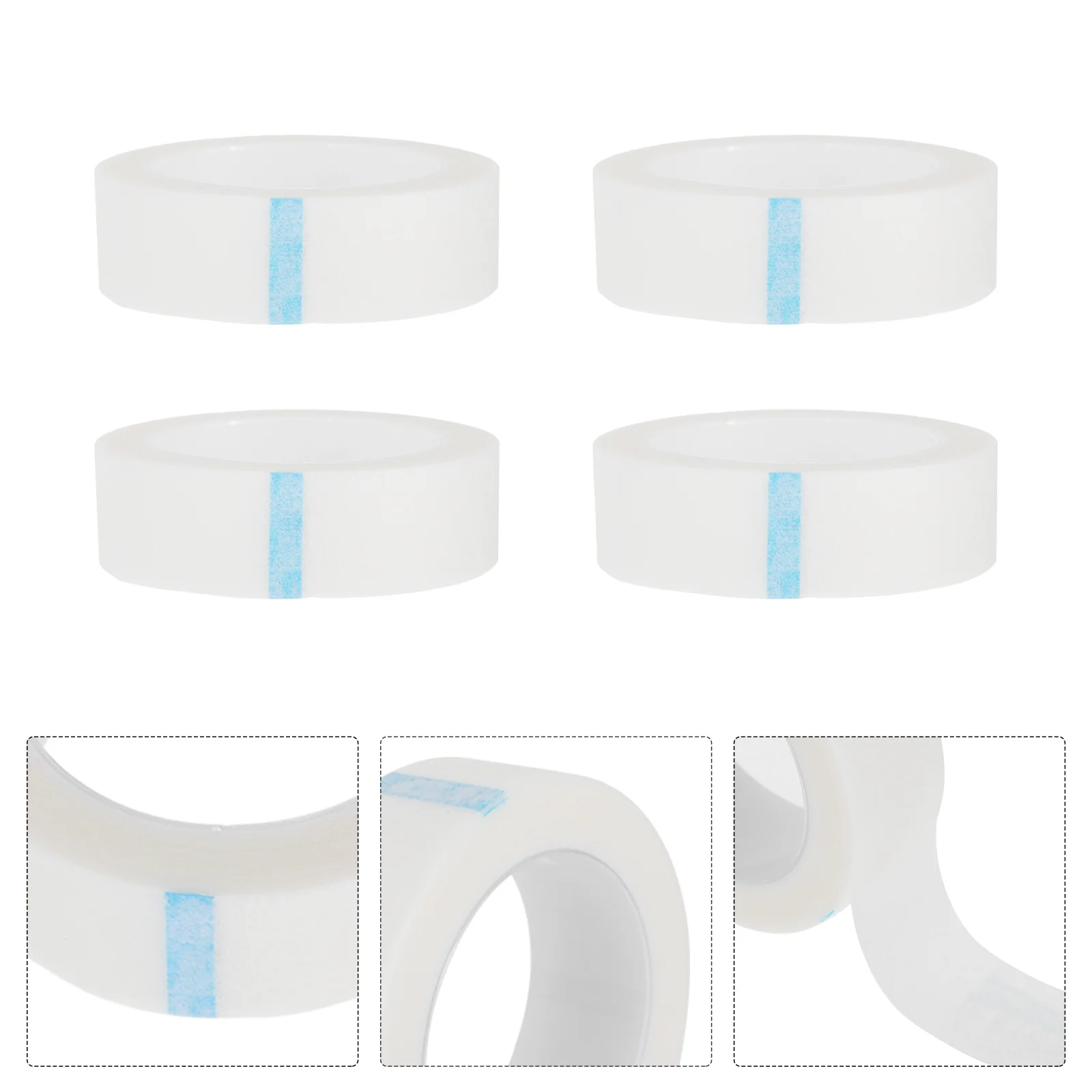 10Pcs Lash Extension Tapes Soft Breathable Eyelash Tapes Non-Woven Fabric Eyelash Grafting Tape Skin Protection Beauty Tools