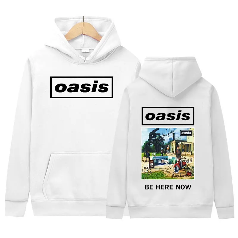 British Band O-Oasis Graphic Hoodie Men Vintage High Quality Oversized Sweatshirt Y2k Unisex Fleece Pullover Hoodies Streetwear