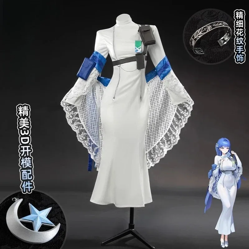 Game NIKKE：The Goddess of Victory Arcana Cosplay Costume Game Cosplay Girl Sexy Dress Wig Set Halloween Party Outfit for Women