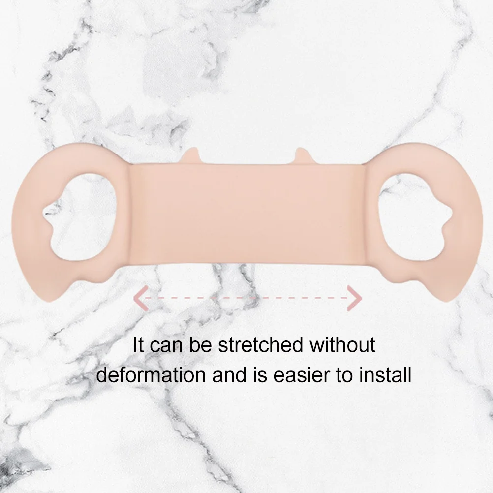 

Силиконовая ручка для бутылочки для кормления ребенка, двойные ручки, удобная ручка, мягкая удобная ручка для детской бутылочки, переходный аксессуар для чашки