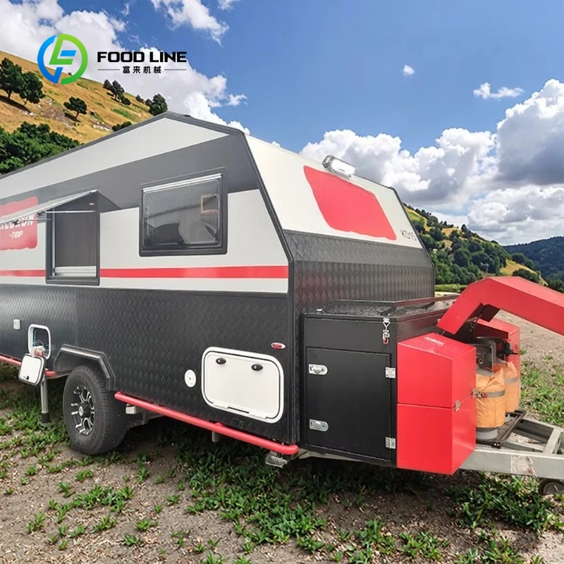 Customized Mobile Home Caravan Travel Trailer Camping Vehicle for Outdoor Leisure Family Trips Self-Driving Comfortable