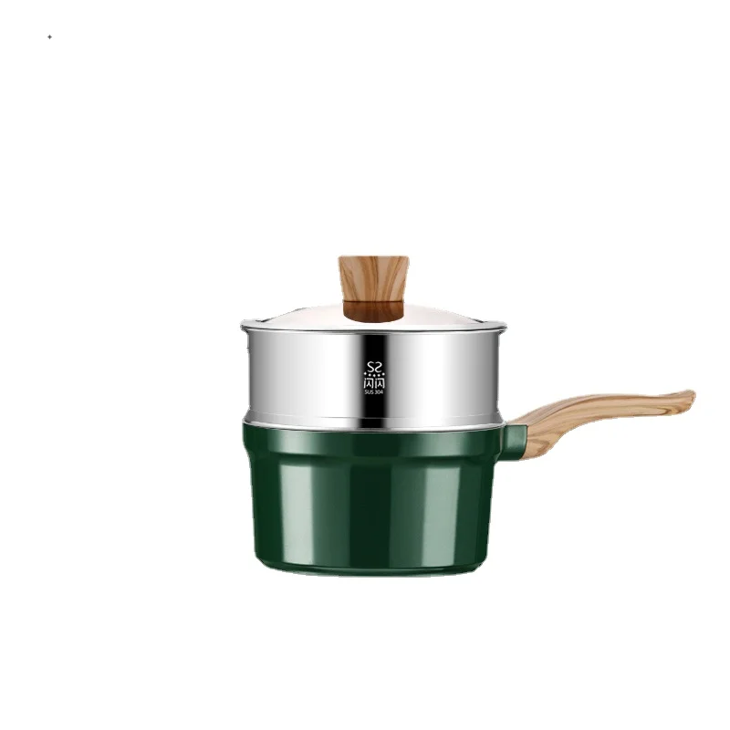 Japanese Style Small Milk Pot, Heat-resistant Soup & Stock Pot for Baby Food and Hot Milk, Induction Cooker Compatible