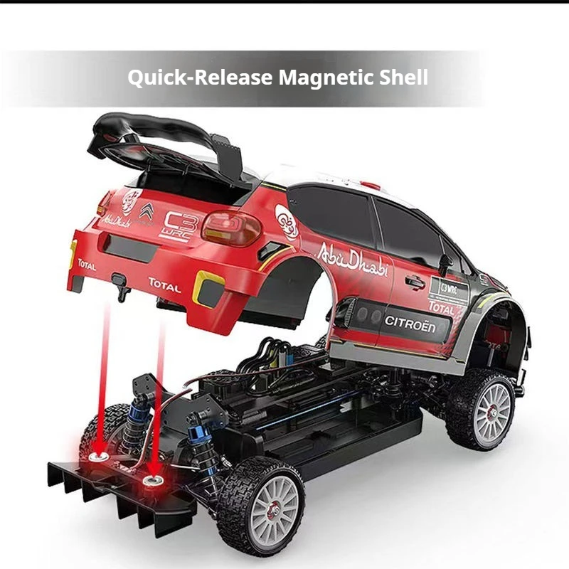 Mjx Hyper Remote Control Car 1 10 Brushless 10303 Licensed Citroen C3 Wrc High Speed Rally Off Road Linked Light Group For Adult view 6