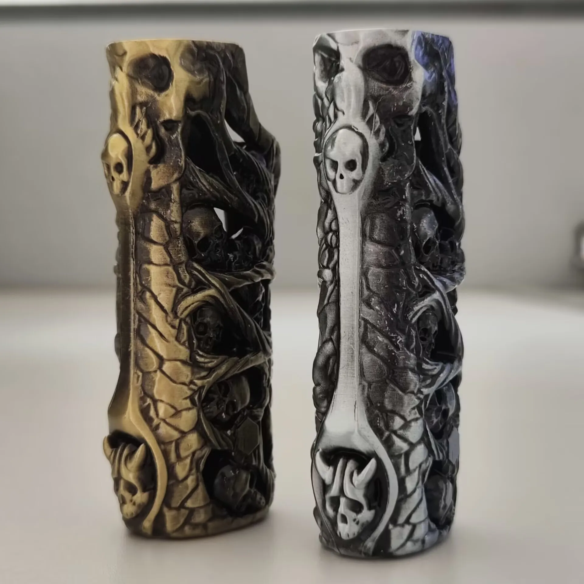 New 1PC Metal Lighter Case Cover Shell Fits Bic J6 Size Lighter Skull Lighter Case Cover lighter Protector