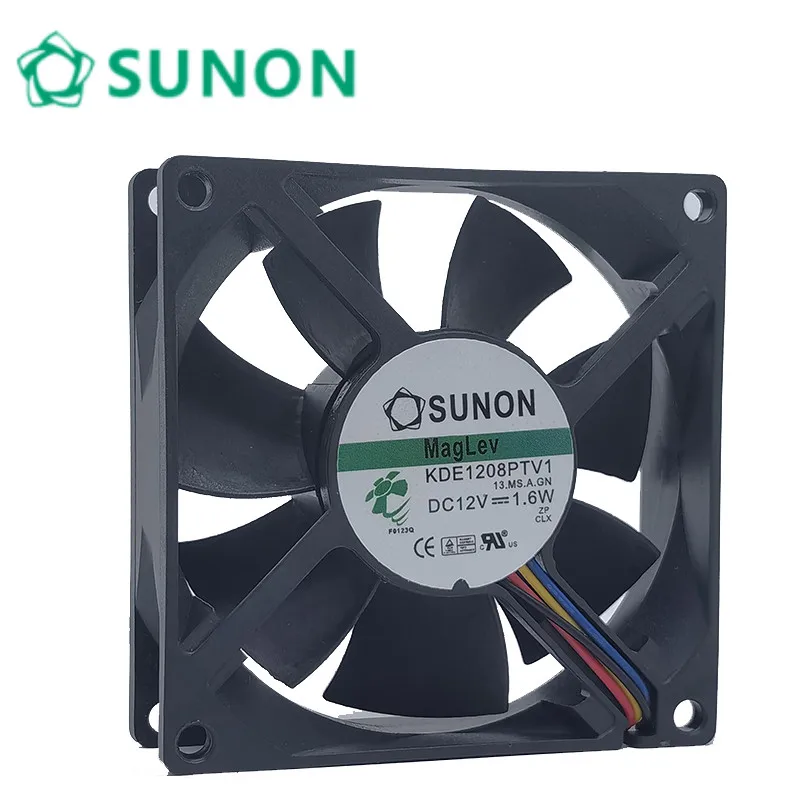 

New for sunon KDE1208PTV1 DC12V 1.6W 8025 8cm 80*80*25MM silent chassis power cooling fan