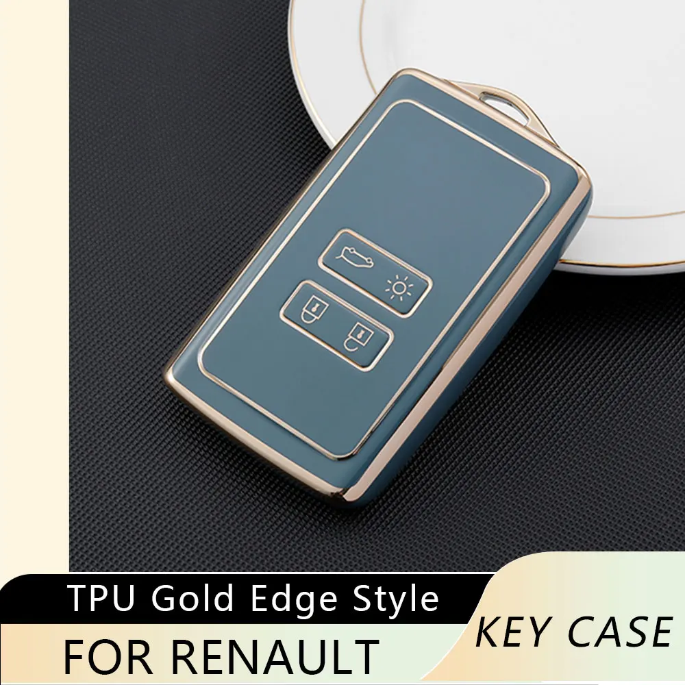 TPU Car Key Cover Case per Renault Megane Key Case Megane 3 4 per Renault Kaptur talismano Sandero Kadjar Clio Keyless Shell Fob