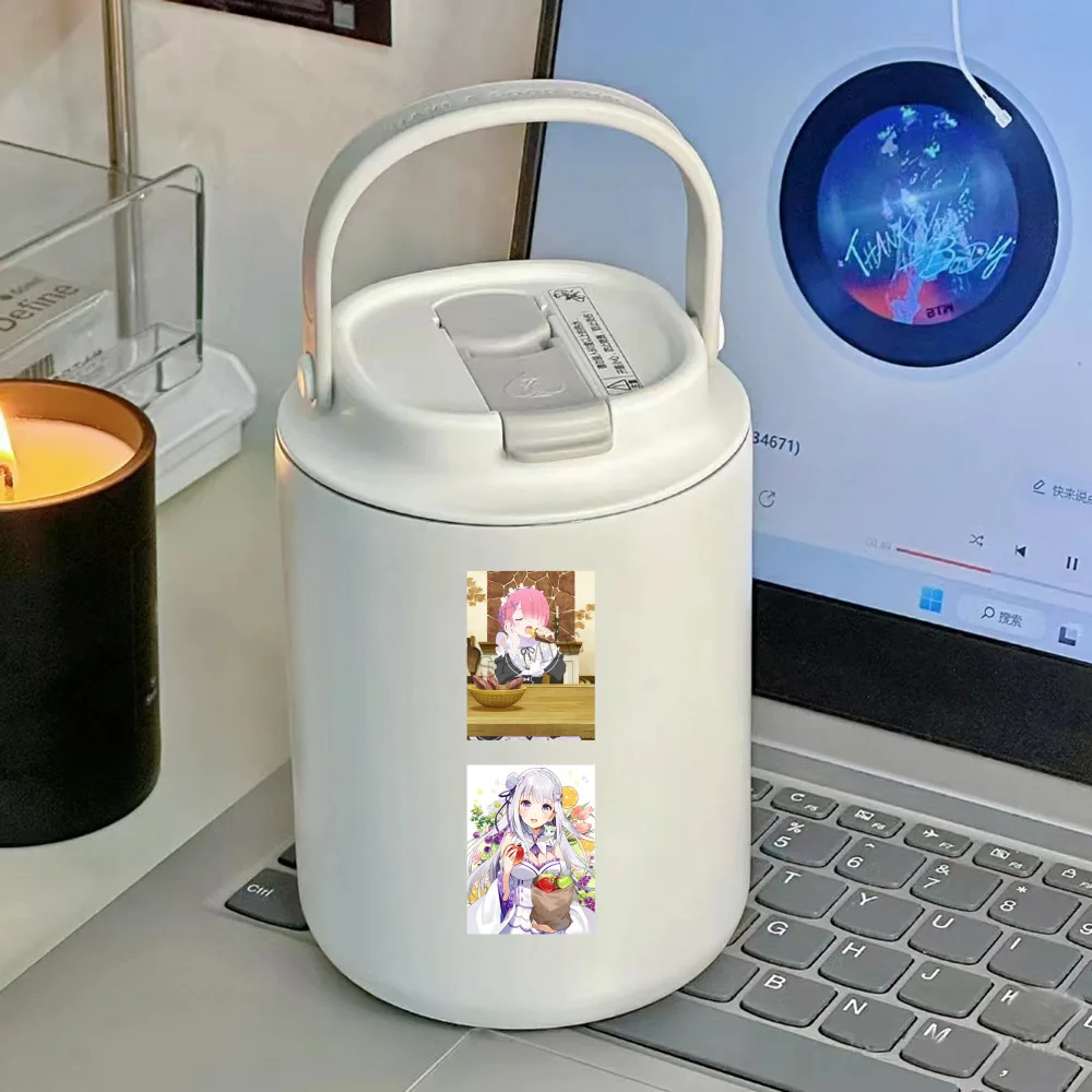 ملصقات كرتونية مزينة للأمتعة والدفاتر ، إعادة: صفر كارا هاجيميرو إيسيكاي سيكاتسو جرافيتي ، 63: