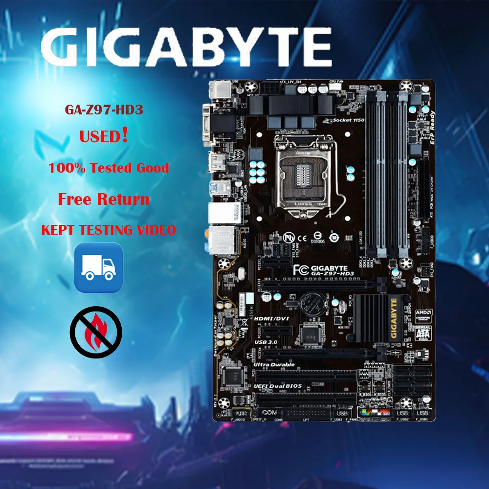 GIGABYTE GA-Z97-HD3 (Rev 2.1) 마더보드, 인텔 4th 5th 코어 프로세서 지원 