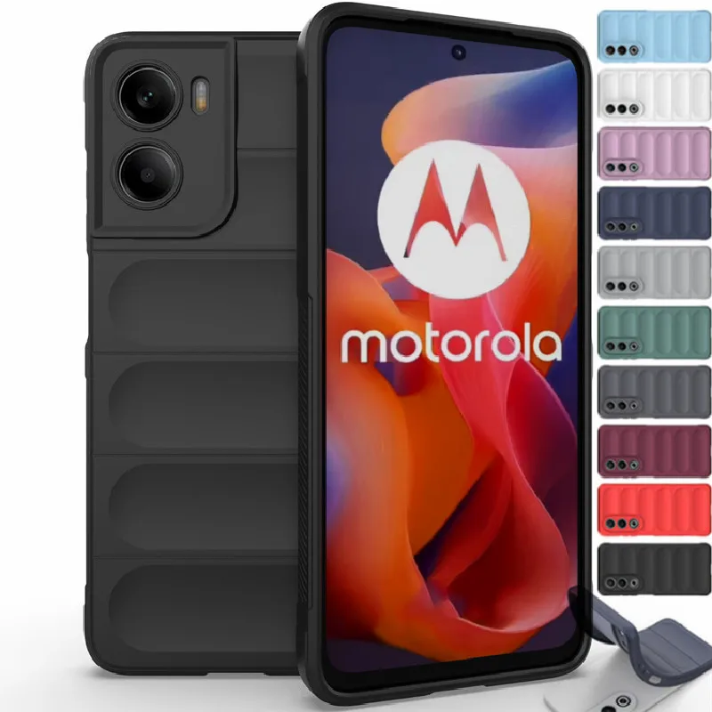 Flexible Skin Feeling Silicone Case for Motorola Moto E15 G05 G15 G75 G55 G35 G85 5G Protective Cover Shockproof Fundas Coque