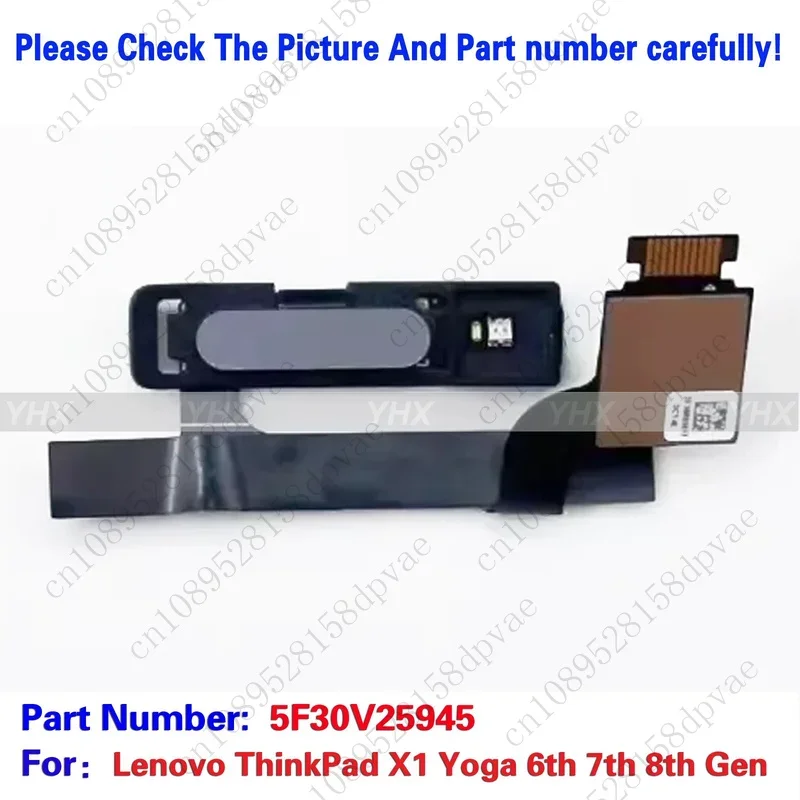 GYX New For Lenovo ThinkPad X1 Yoga 6th 7th 8th Gen Laptop Finger Print Reader Board