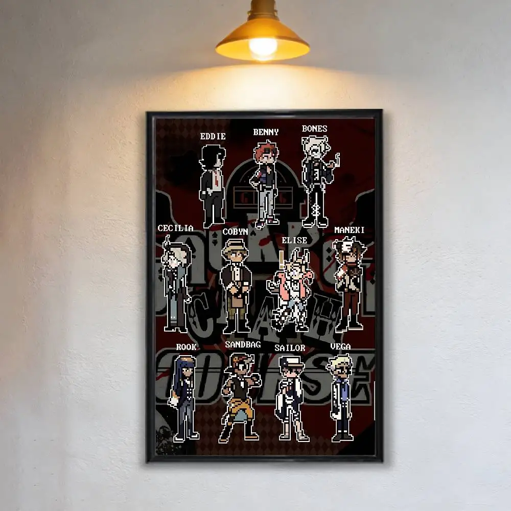 Benny Jackpot Crash Course Eddie Poster Prints Wall Art Painting Picture Gift Living Room Bar Restaurant Dec Sticker Large