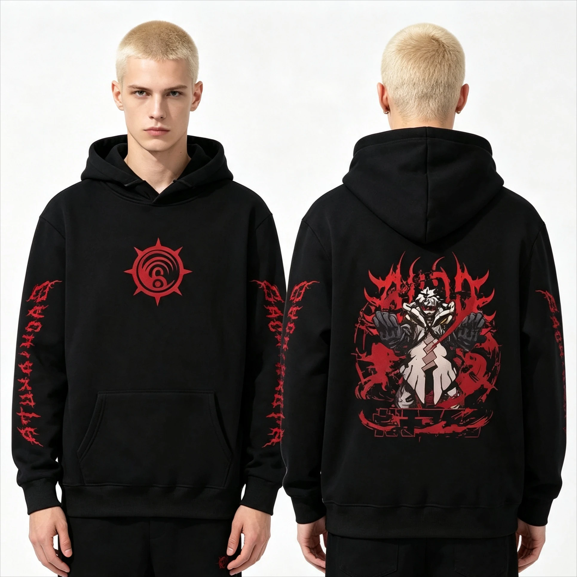 2026 Anime Gachiakuta Rudo Merch Hoodie für Männer und Frauen, Modischer Cartoon-Manga Streetwear Hoodie, Trendige Streetwear für den Alltag